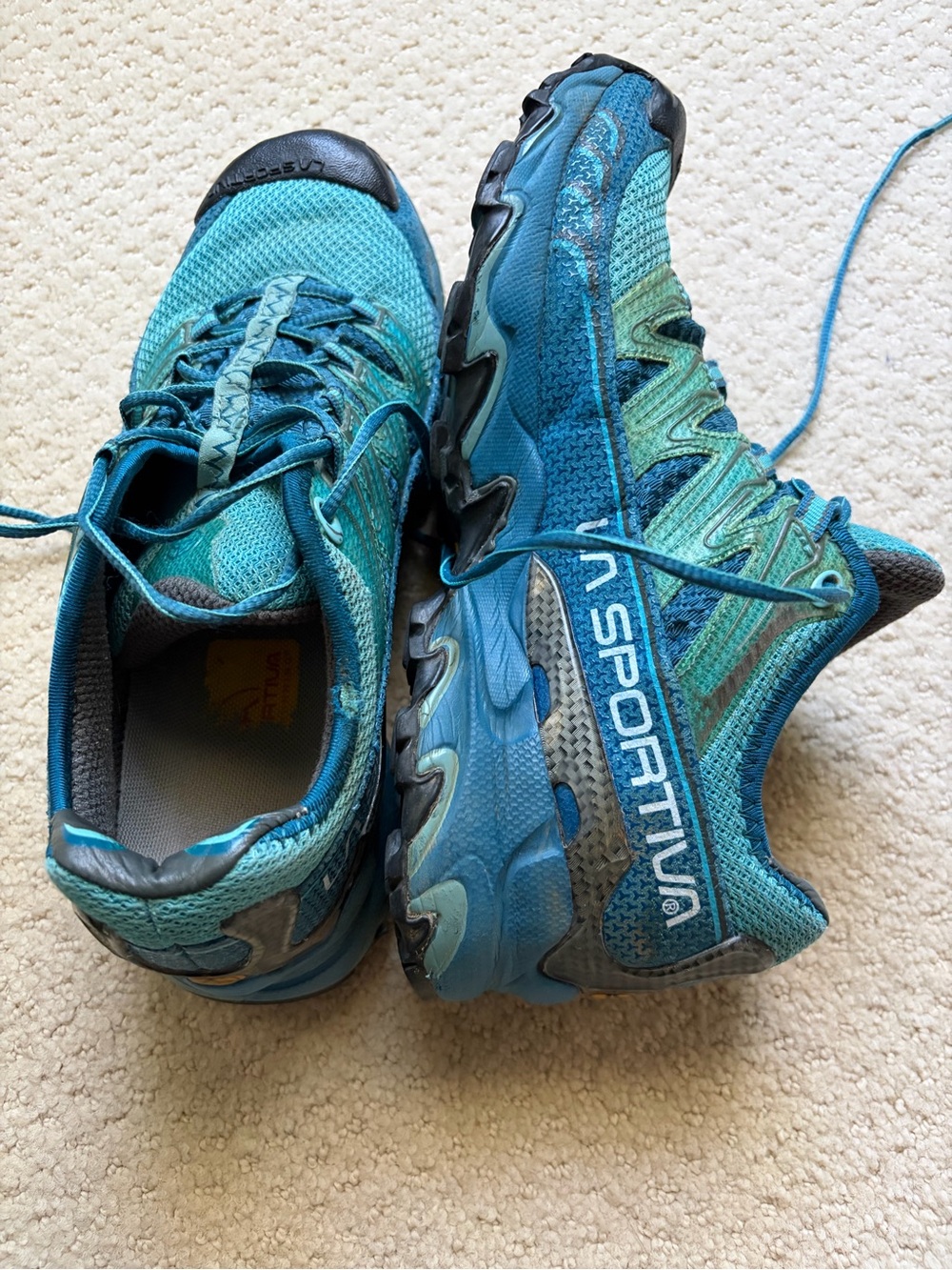 La Sportiva Blue-Teal Trail Sneakers